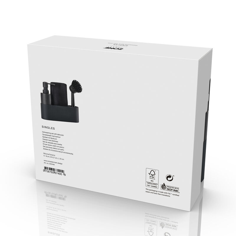 Singles Geschirrsp&uuml;lset 4 Teile