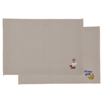 Bistro Bordstablett 2 st