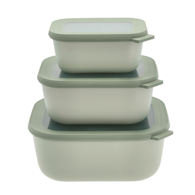 Cirqula høy Rekt. bollesett m.lokk 3 stk.