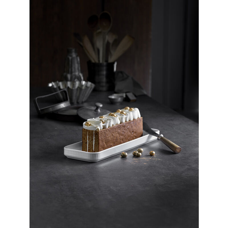 Plissé Fad rektangulært