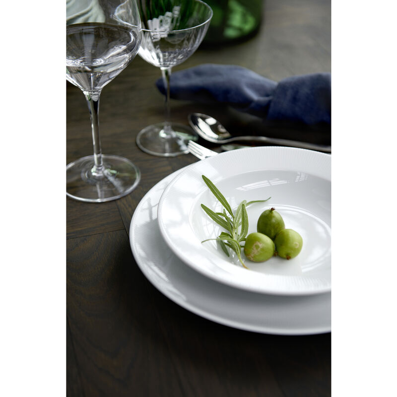 Eventail Tallerken, dyp med fane