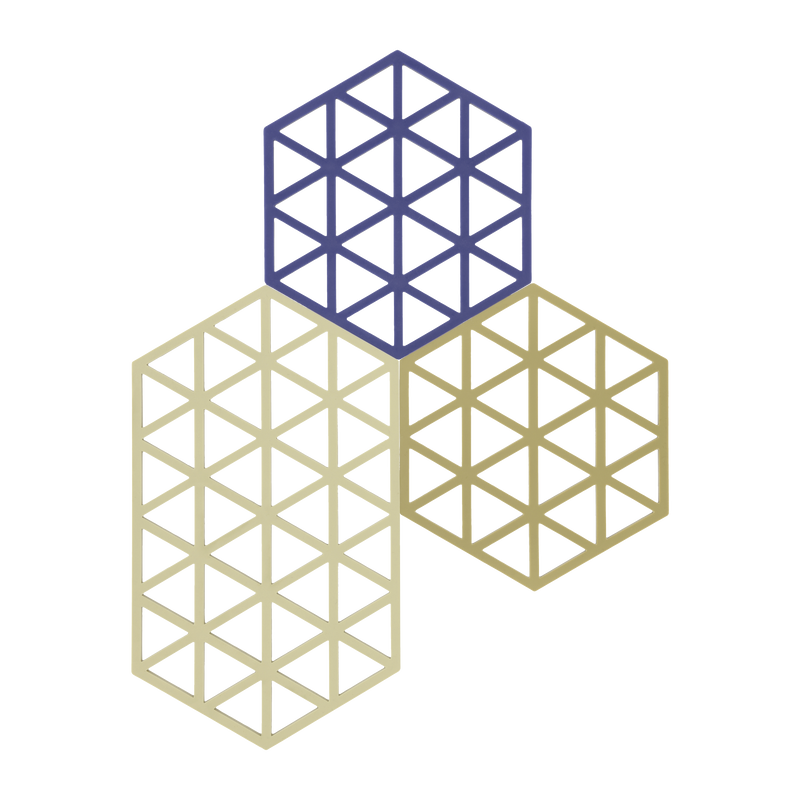 Triangles Trivet 3 pcs