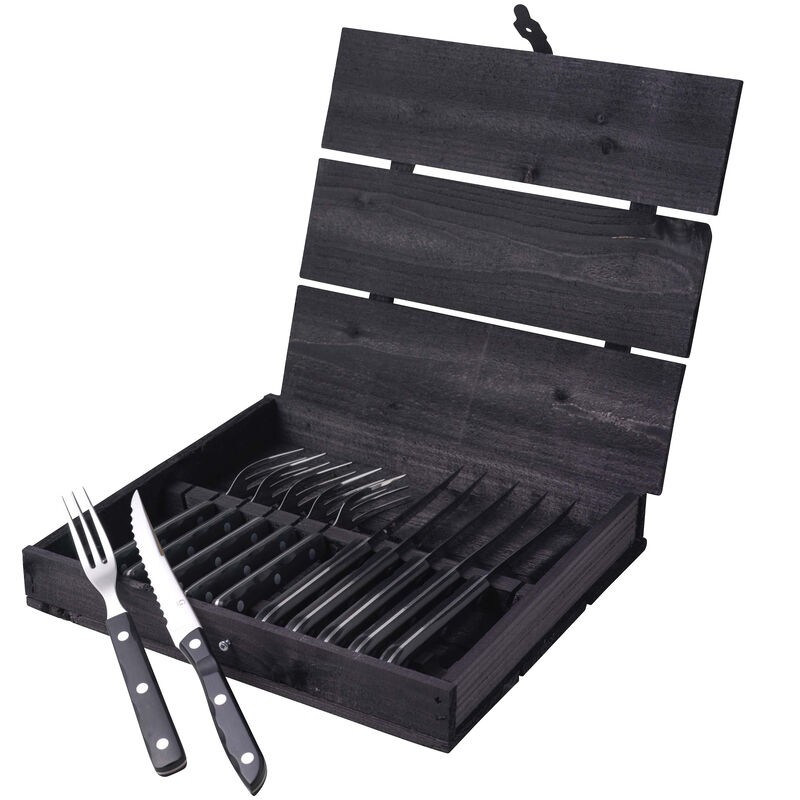 Old Farmer Black Couverts à steak 12 pieces Old Farmer Black Couverts à steak 12 pieces