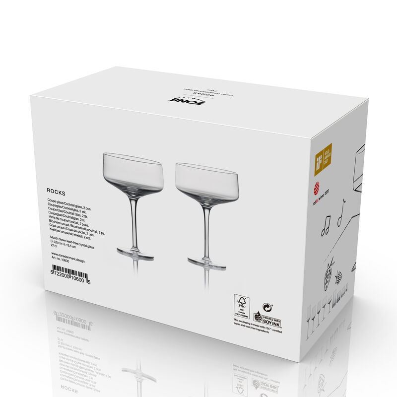 Rocks Coupe/Cocktail glass 2 stk. Rocks Coupe/Cocktail glass 2 stk.