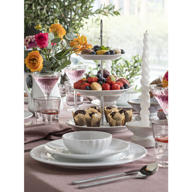 Pliss&eacute; Tallerken flad