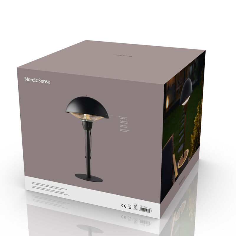 Terrassevarmer for bord 1500 watt