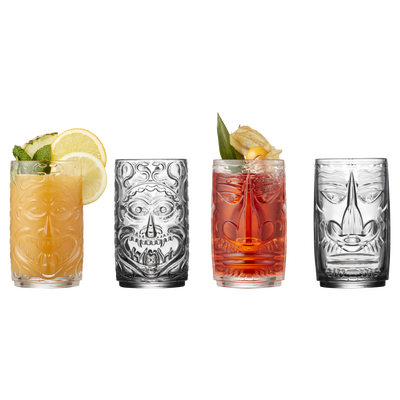 Tiki Cocktailglass 4 stk.