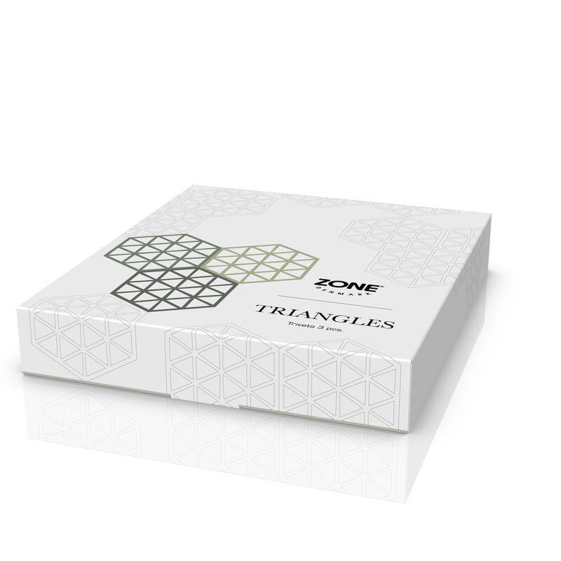 Triangles Dessous-de-plat 3 pces Triangles Dessous-de-plat 3 pces