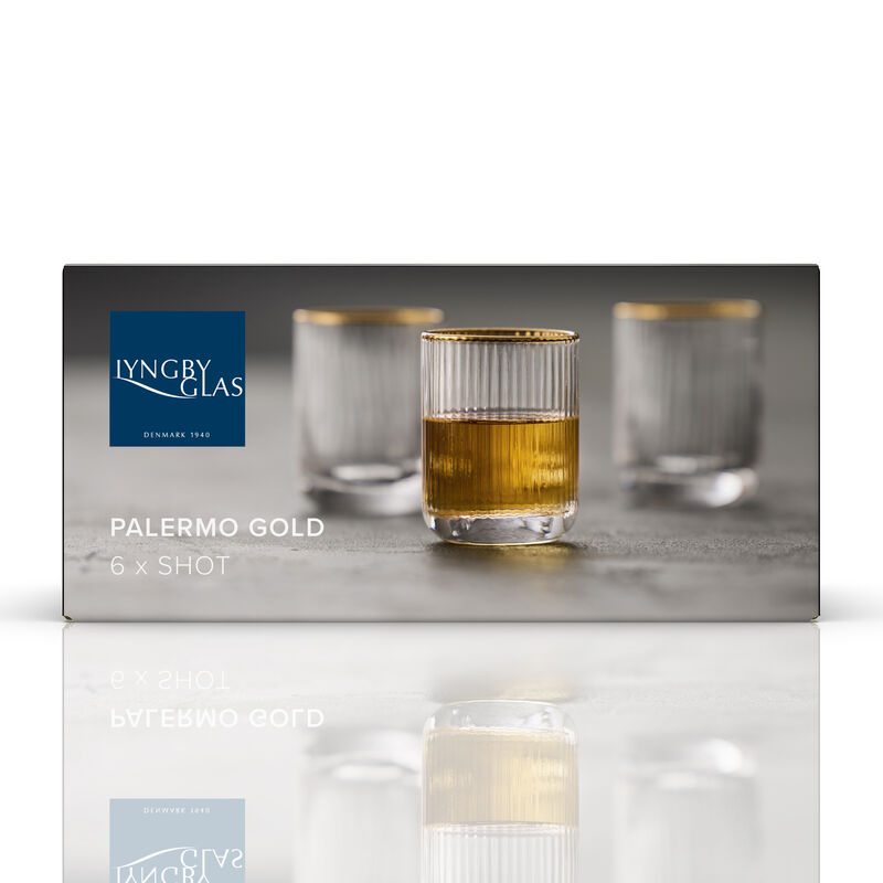Palermo Gold Shotglas 6 stk.