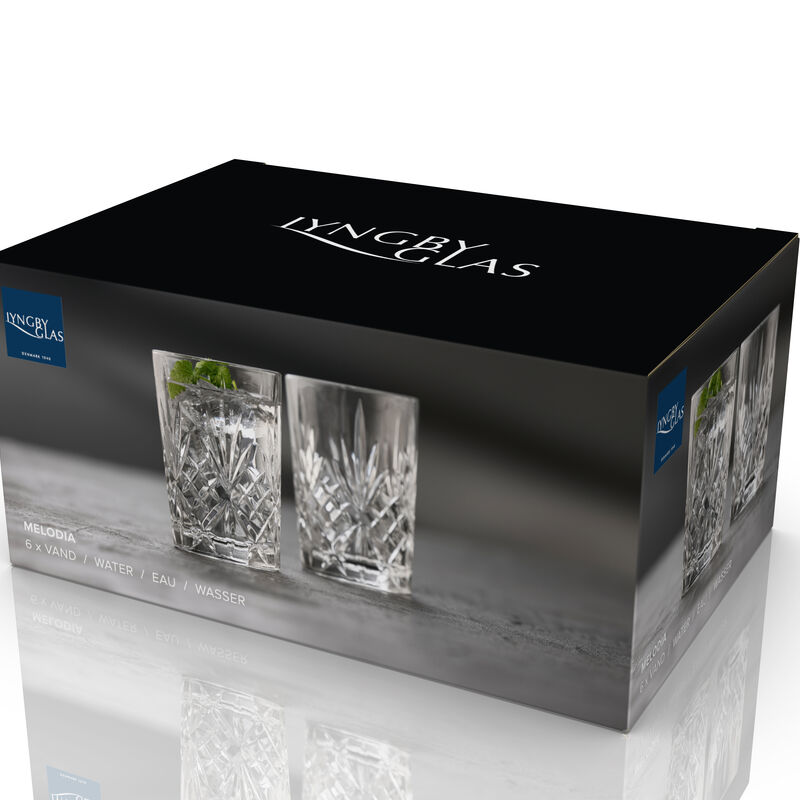 Melodia Wasserglas 6 Stck.