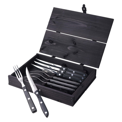 Old Farmer Black Biffbestikk/grillbestikk 8 deler Old Farmer Black Biffbestikk/grillbestikk 8 deler