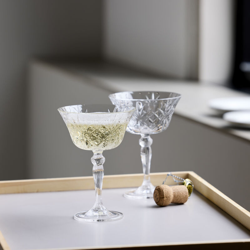 Melodia Champagnesk&aring;l 4 stk.