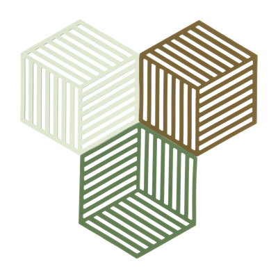 Hexagon Untersetzer 3 Stck. Hexagon Untersetzer 3 Stck.