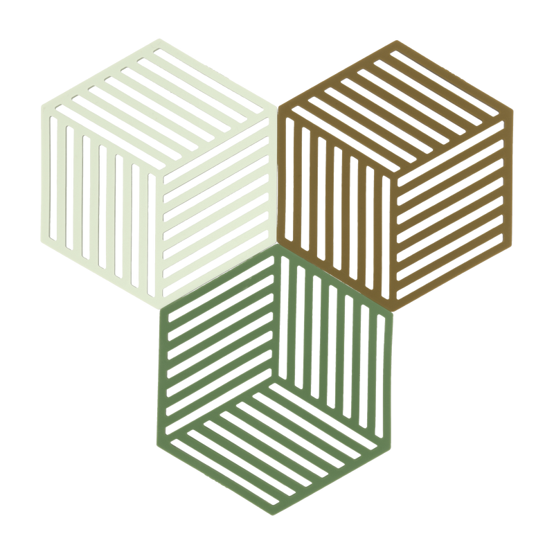Hexagon Dessous-de-plat 3 pces Hexagon Dessous-de-plat 3 pces