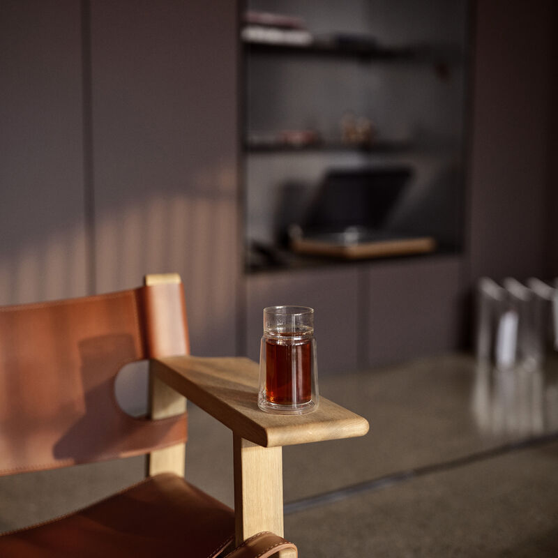 Large Dobbeltvegget glass