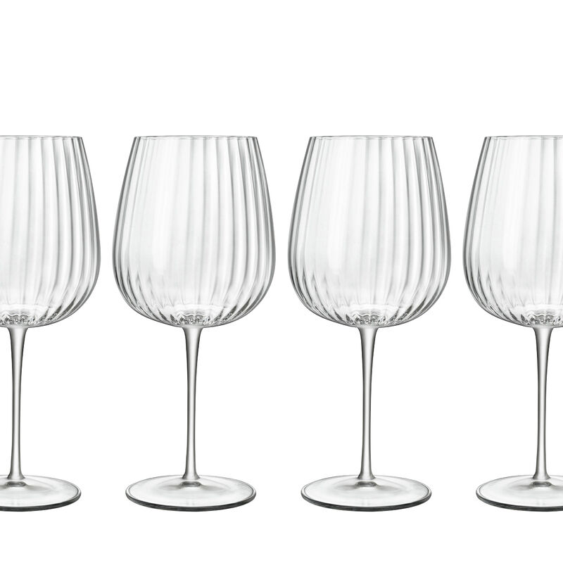 Optica Gin & tonic-glas burgundy 4 stk.
