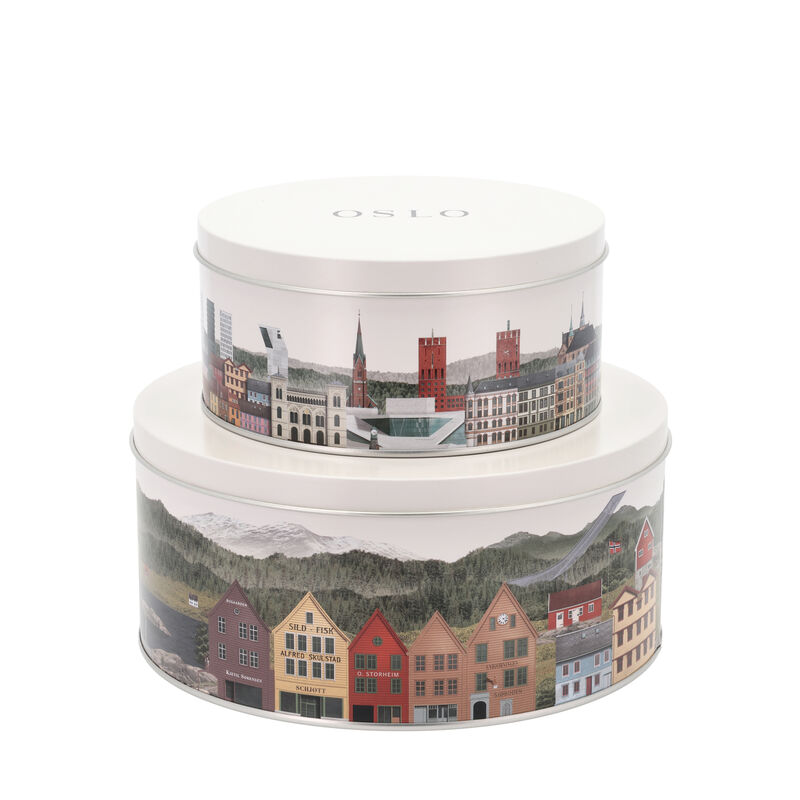 Norge/Oslo Kakebokssett 2 stk.