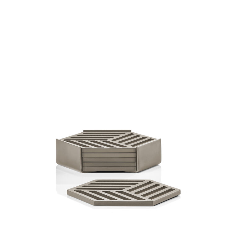 Hexagon Dessous de verre 6 pces