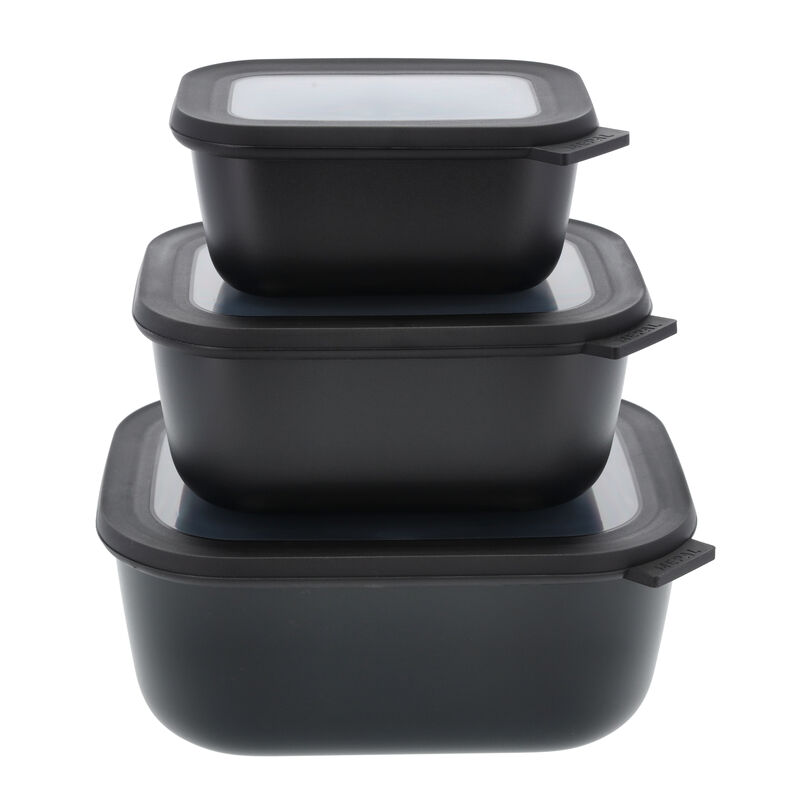 Cirqula høy Rekt. bollesett m.lokk 3 stk.