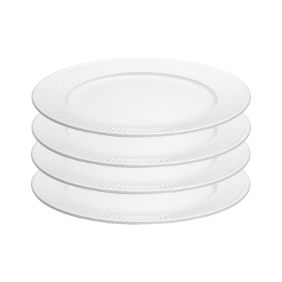 Plissé Tallerken flat 4 stk. Plissé Tallerken flat 4 stk.