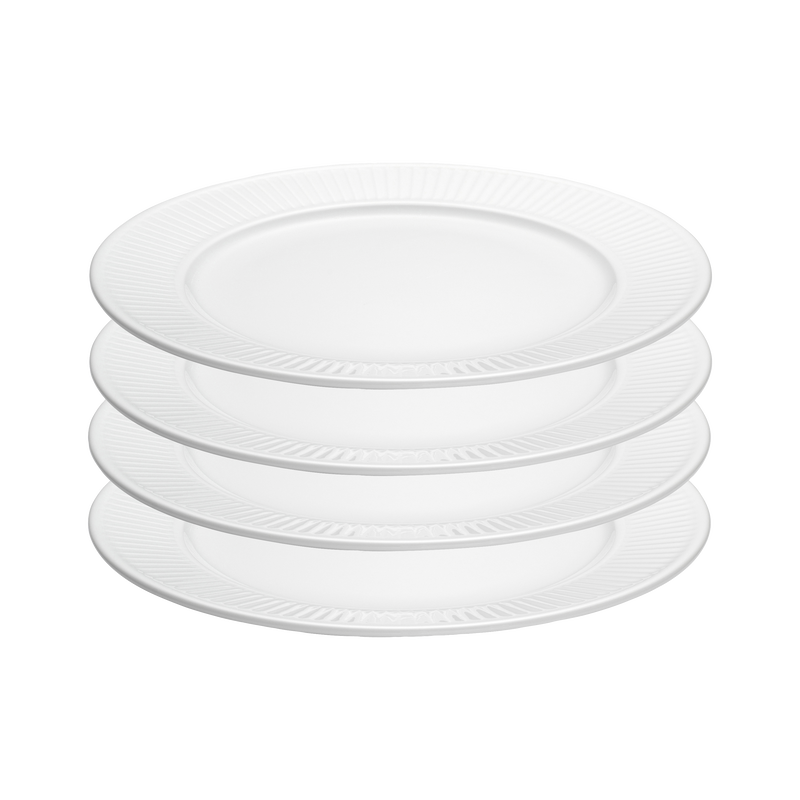 Plissé Tallerken flat 4 stk. Plissé Tallerken flat 4 stk.