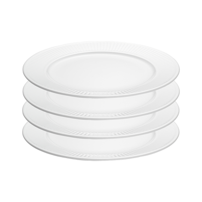 Pliss&eacute; Tallrik flat 4 st