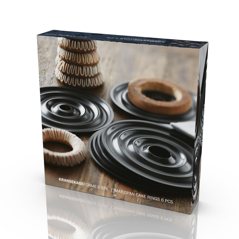 Marzipan cake rings 6 parts Marzipan cake rings 6 parts