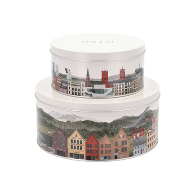 Norge/Oslo Kaged&aring;ses&aelig;t 2 stk.