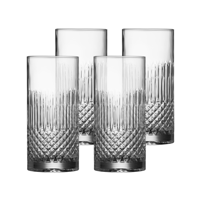 Diamante &Oslash;lglas/longdrinkglas 4 stk.