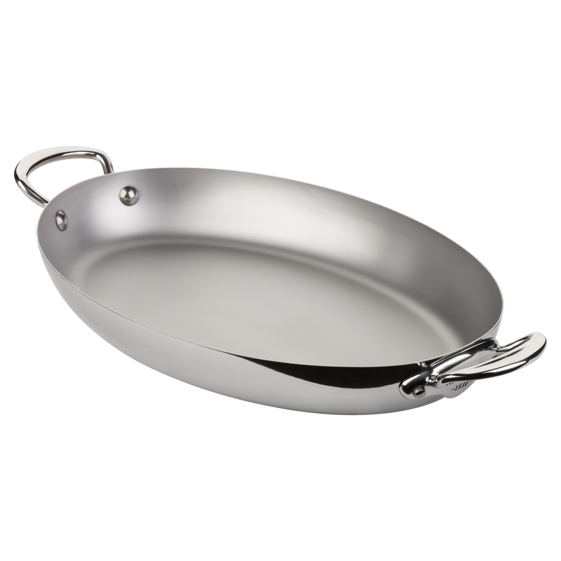 Cook Style Pande med 2 greb oval