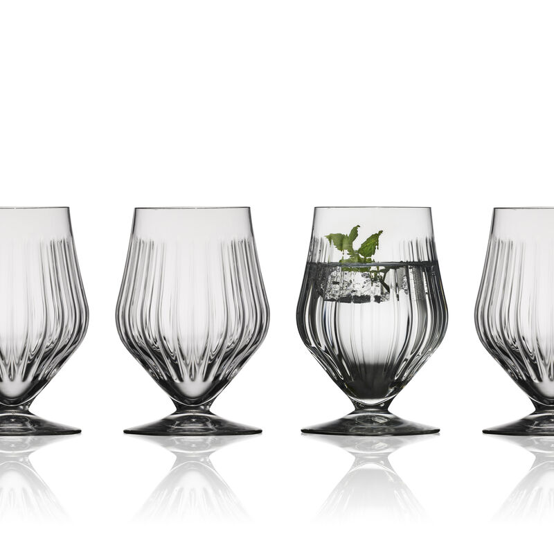 Ane Wasserglas mit fuss 4 Stck.