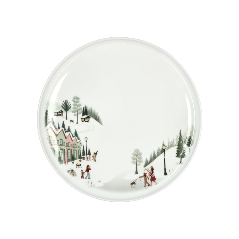 Vinter Toulouse Tallrik flat rak kant