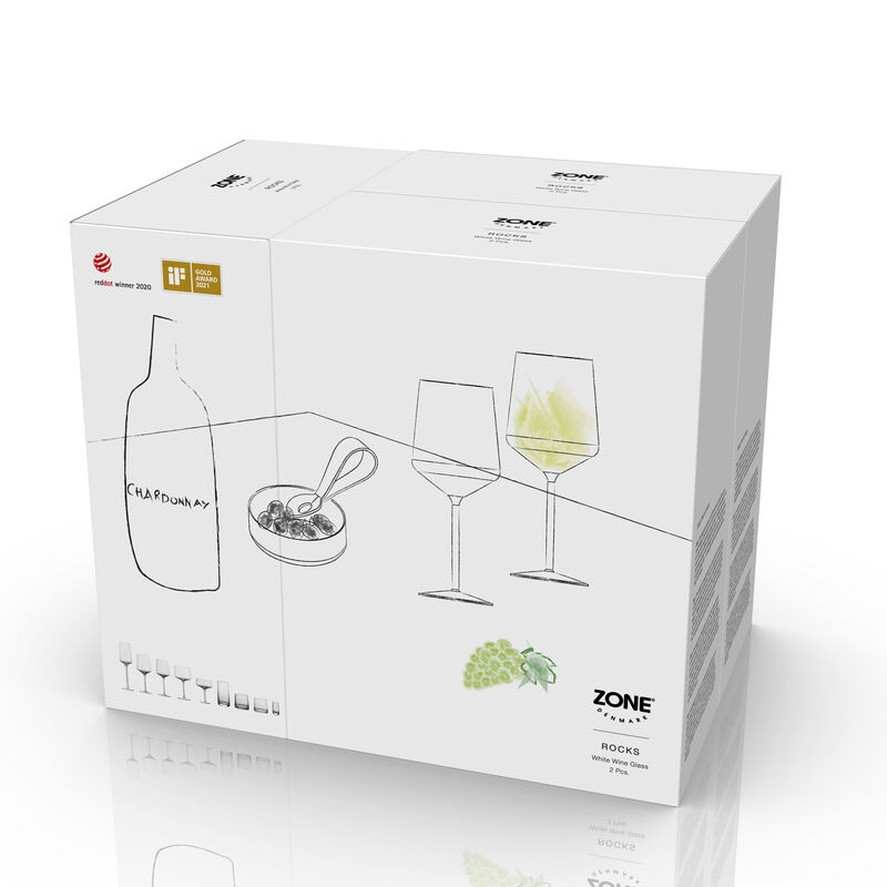 Rocks Hvitvinsglass 2 stk. Rocks Hvitvinsglass 2 stk.