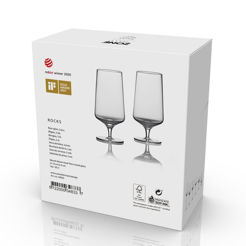Rocks Beer glass 2 pcs Rocks Beer glass 2 pcs