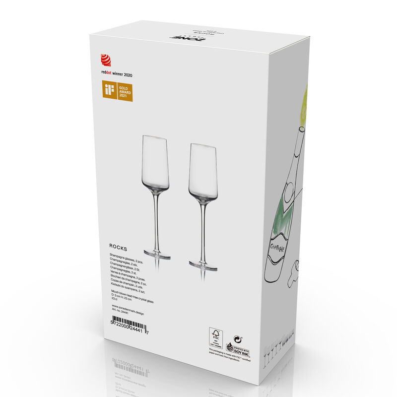 Rocks Champagneglass 2 stk. Rocks Champagneglass 2 stk.