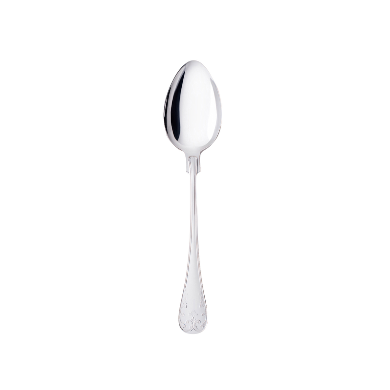 Gammal Fransk Versilberte Dessertl&ouml;ffel