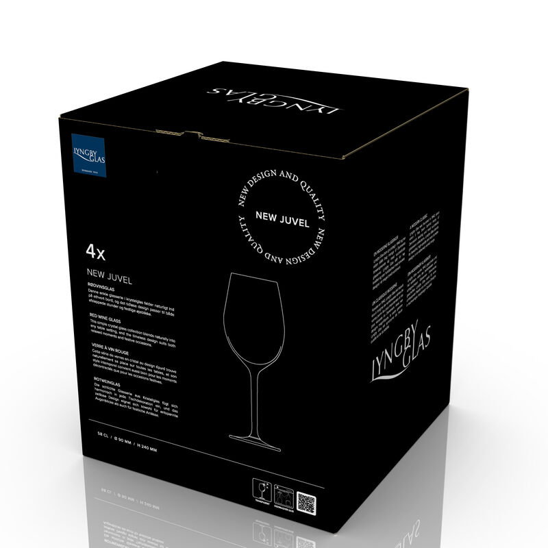 NEW Juvel R&oslash;dvinsglass 4 stk.
