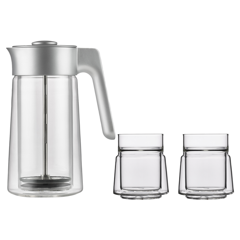 GAVE Stempelkande og glas