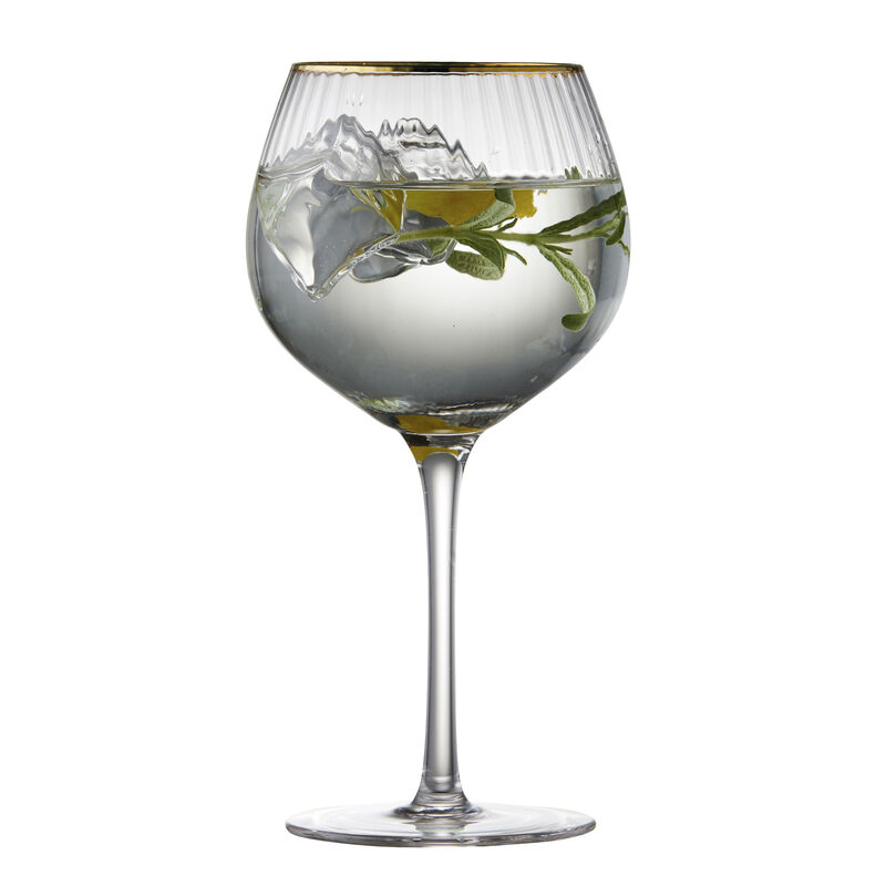 Palermo Gold Verre &agrave; gin 4 pces