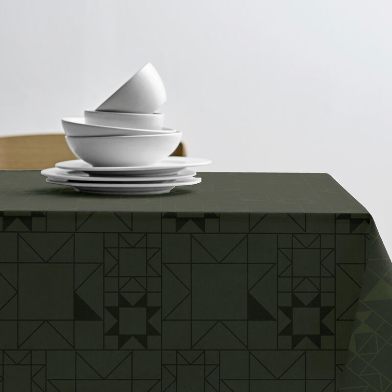 Star Damask Christmas tablecloth