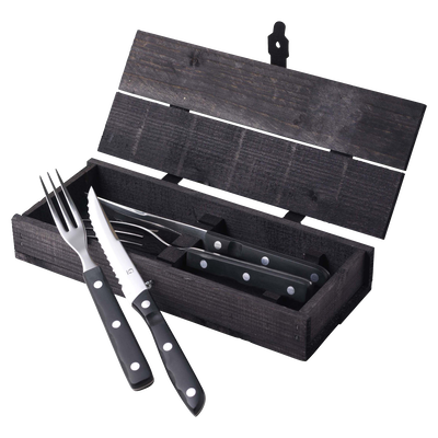 Old Farmer Black Biffbestikk/grillbestikk 4 deler Old Farmer Black Biffbestikk/grillbestikk 4 deler