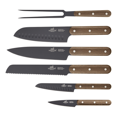 Phenix Walnut Knivs&aelig;t 6 dele