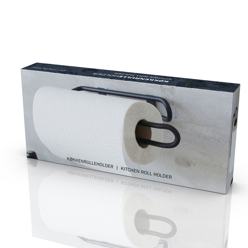 Kitchen roll holder for wall