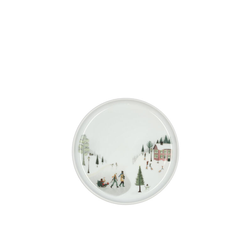 Vinter Toulouse Tallerken flad lige kant