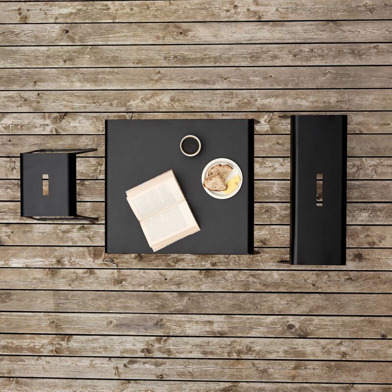 A-Bench Outdoor Bench with shelf A-Bench Outdoor Bench with shelf