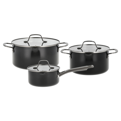 Blavet Grydes&aelig;t m/l&aring;g 6 dele