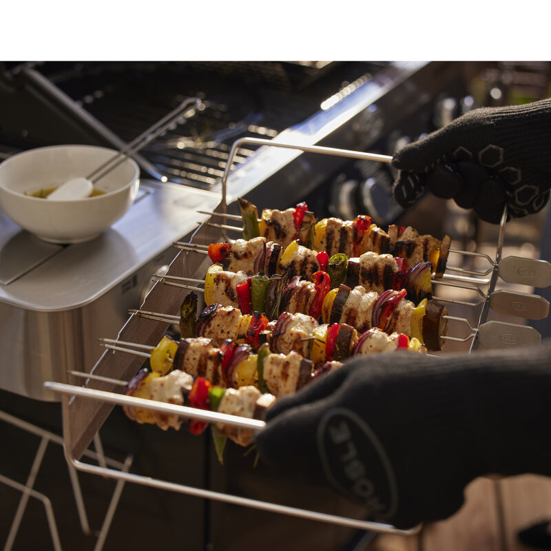 Grillspyd m. stativ 6 stk.