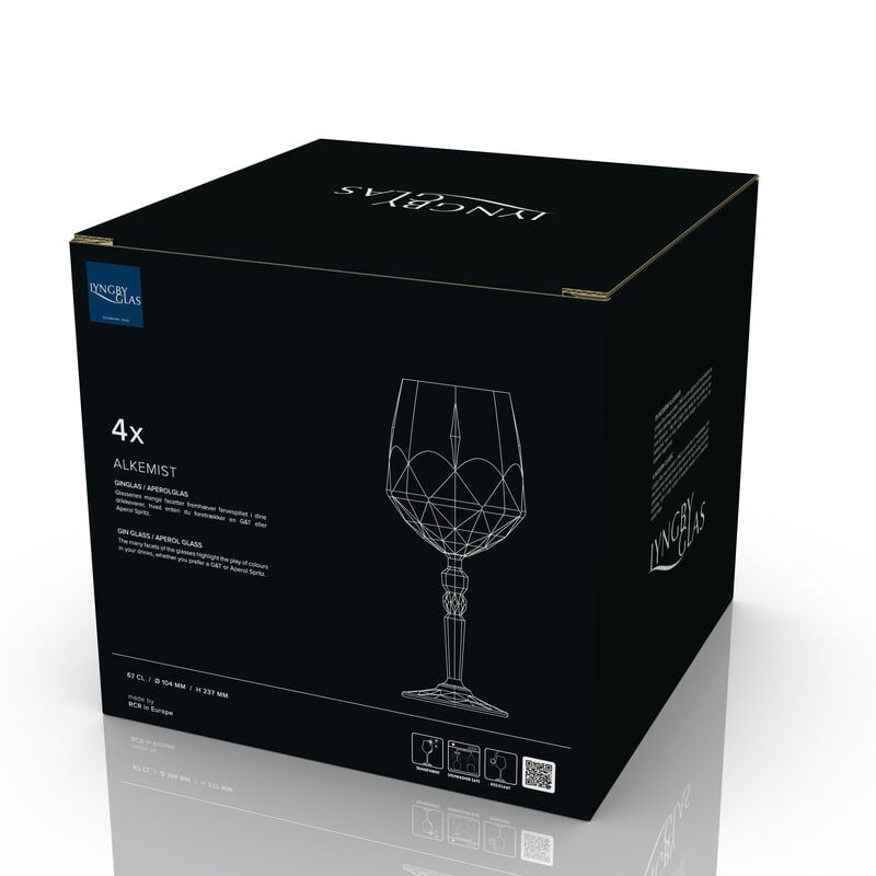 Alkemist Gin Glas/Aperol Glas 4 Stck.