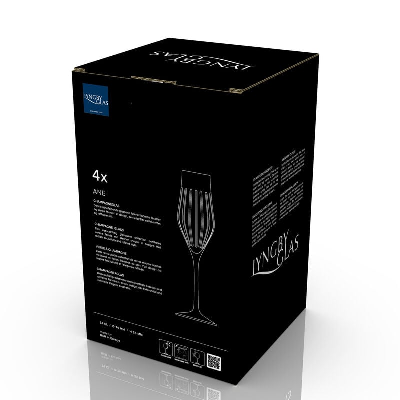 Ane Verre de champagne 4 pces