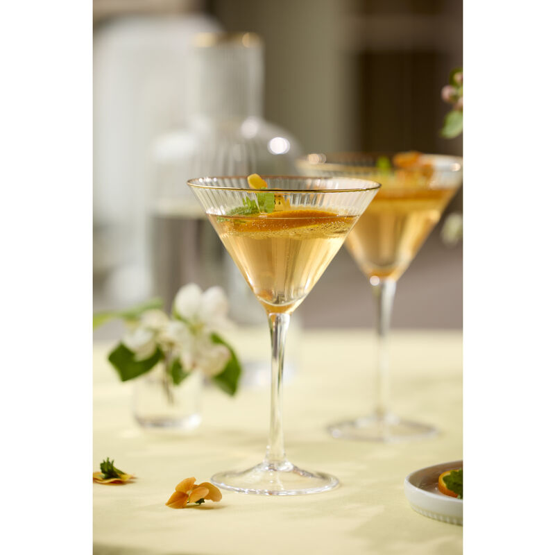 Palermo Gold Martini glass 4 pcs Palermo Gold Martini glass 4 pcs